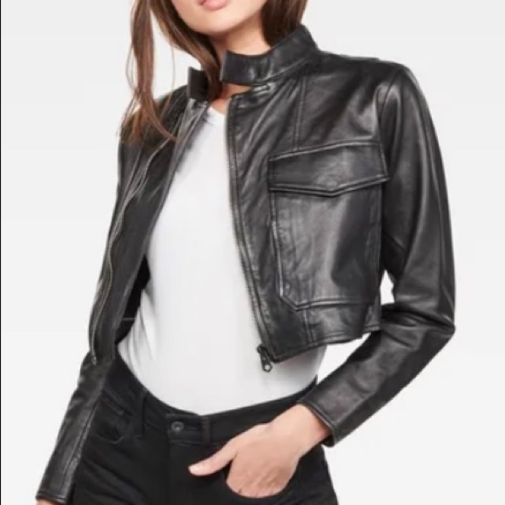 G Star Leather jacket